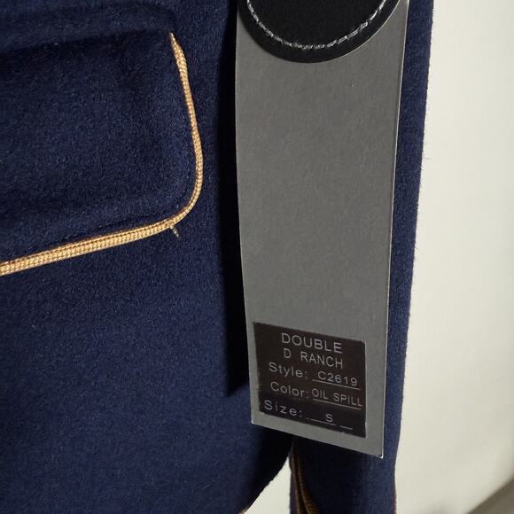 DOUBLE D RANCH Alamo Scout Jacket NEW WITH TAG, SMALL, 100% Wool, Style C2619 - Picture 6 of 13